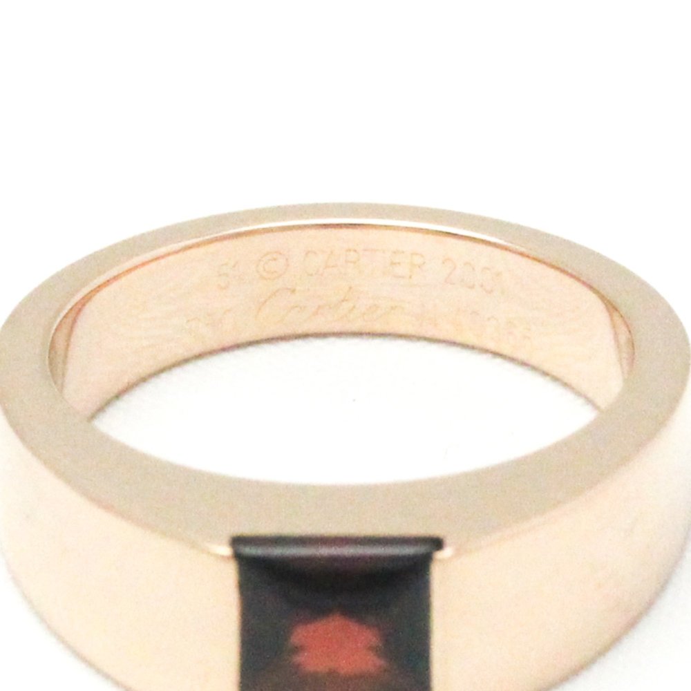 CARTIER Tank Ring Pink Gold [18K] Fashion Garnet Band Ring Pink Gold - Picture 5 of 10